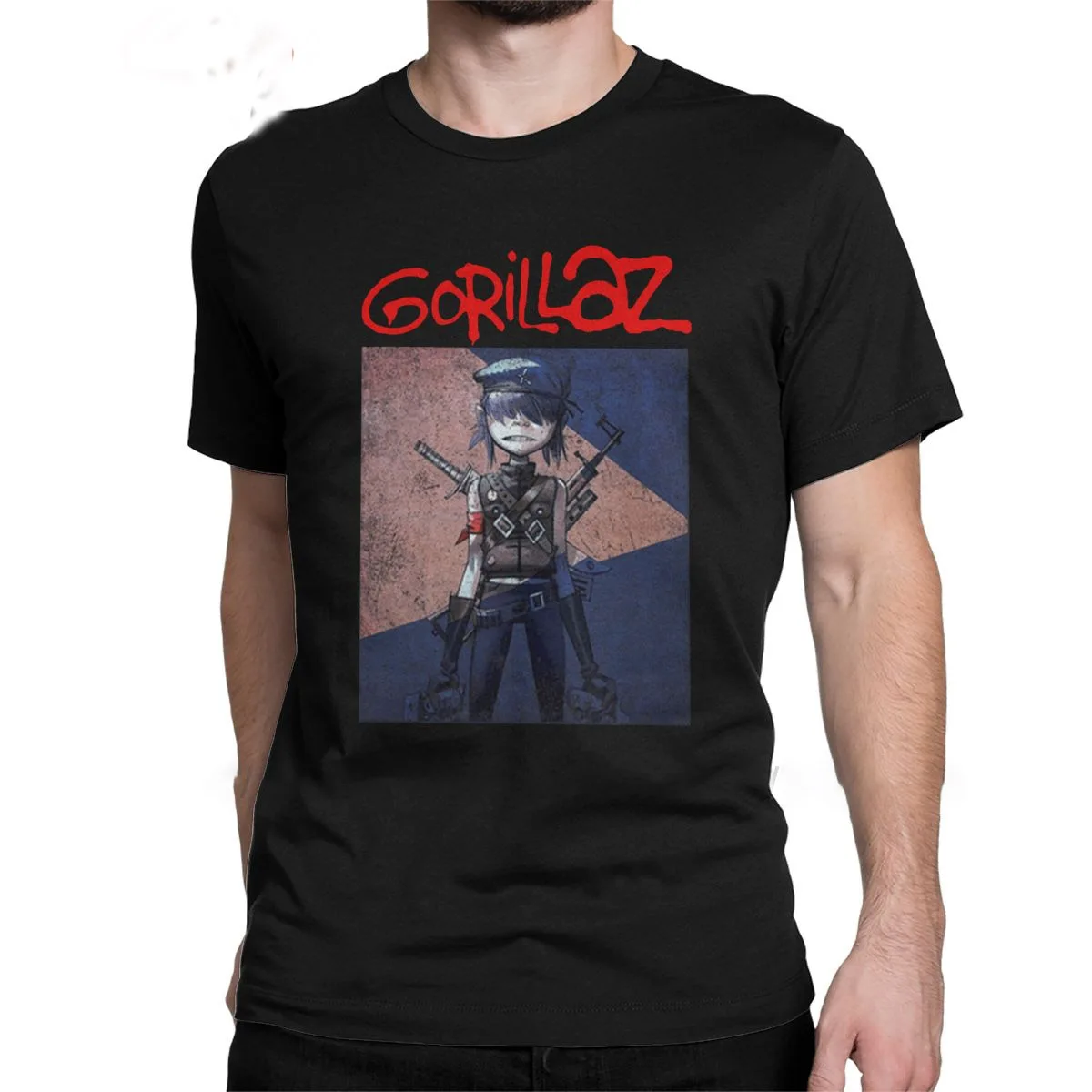 

Rock Band Gorillaz T shirt Men's Fashion Cotton T-shirt Kid Hip Hop Tops Rapper Gorillaz Tee Shirt Men Women Tops Music Camiseta