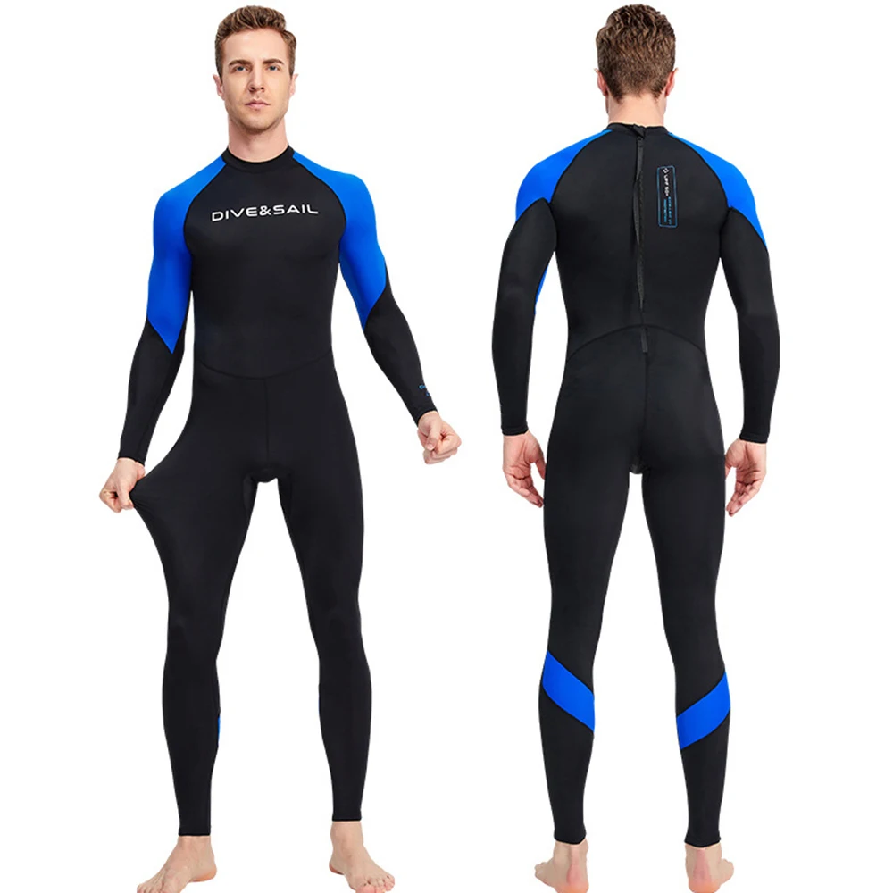 Men's Lycra Surfing Suit One-Piece Quick-Drying Sunscreen Defend Jellyfish Water Sports Swimming Snorkeling Surfing Suit