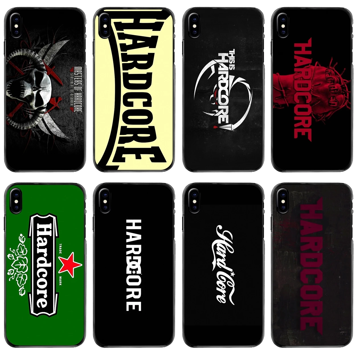 

For Apple iPhone 11 12 13 14 Pro MAX Mini 5 5S SE 6 6S 7 8 Plus 10 X XR XS Masters Hardcore Punk Skull Novelty Hard Case Cover