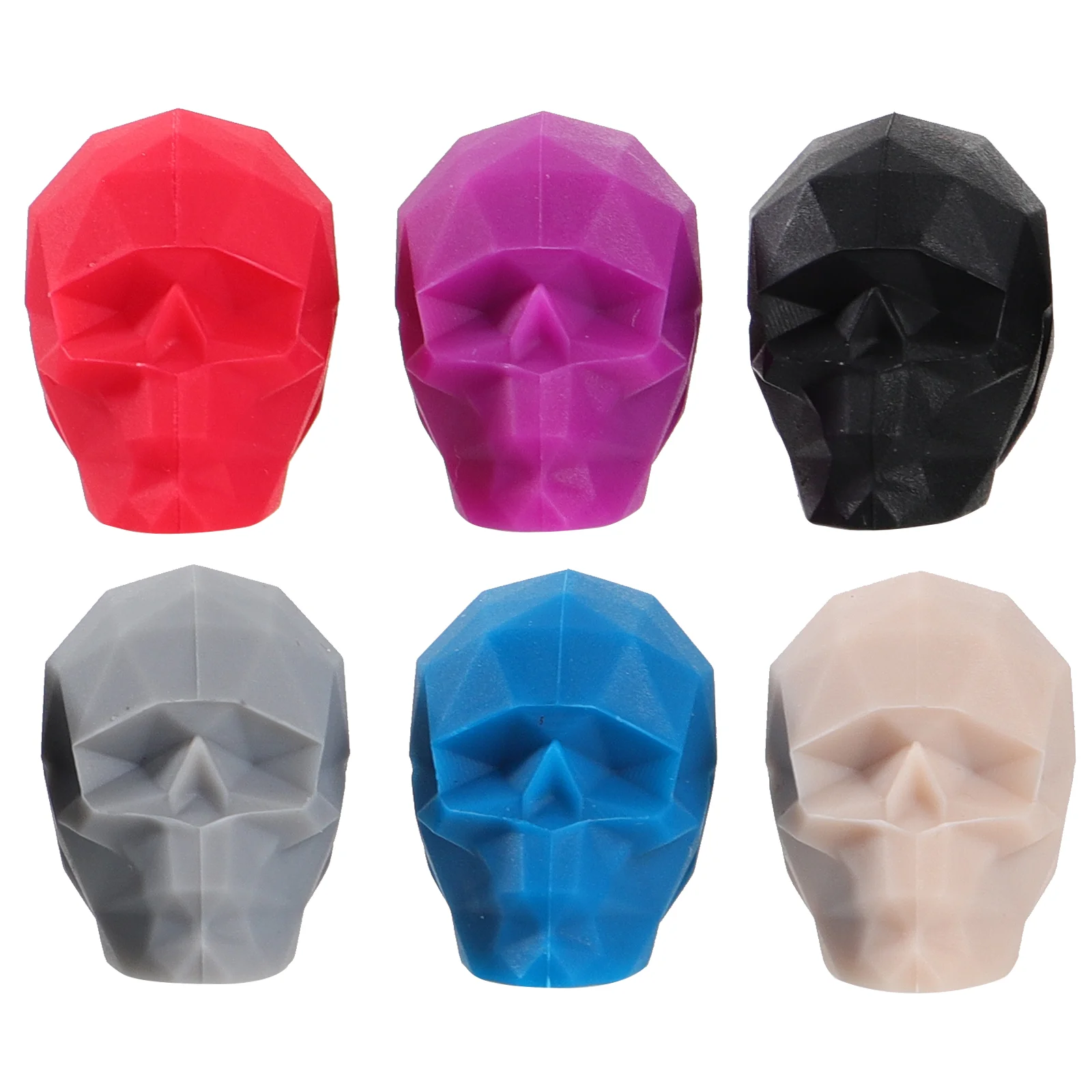 

6pcs Silicone Glass Charms Markers Shape Markers for Champagne Flutes Cocktails Martinis Glass