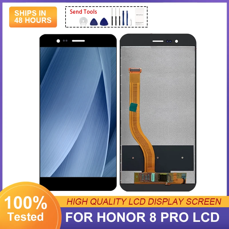 

5.7 Inch For Huawei Honor 8 Pro lcd Touch Screen Digitizer V9 Display DUK-L09 DUK-AL20 Assembly Free Shipping With Tools 1Pcs