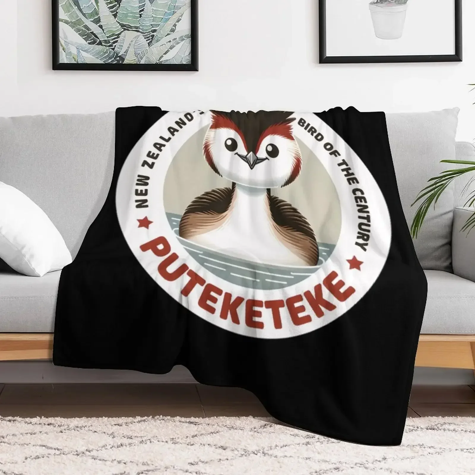 Птица Puteketeke новозеландская птица века одеяло для детской роскошной кровати