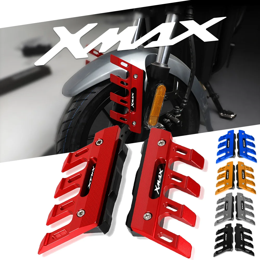 

For YAMAHA XMAX300 XMAX400 XMAX X-MAX 125 250 300 400 2012-2021 Motorcycle Front Fender Side Protection Guard Mudguard Sliders