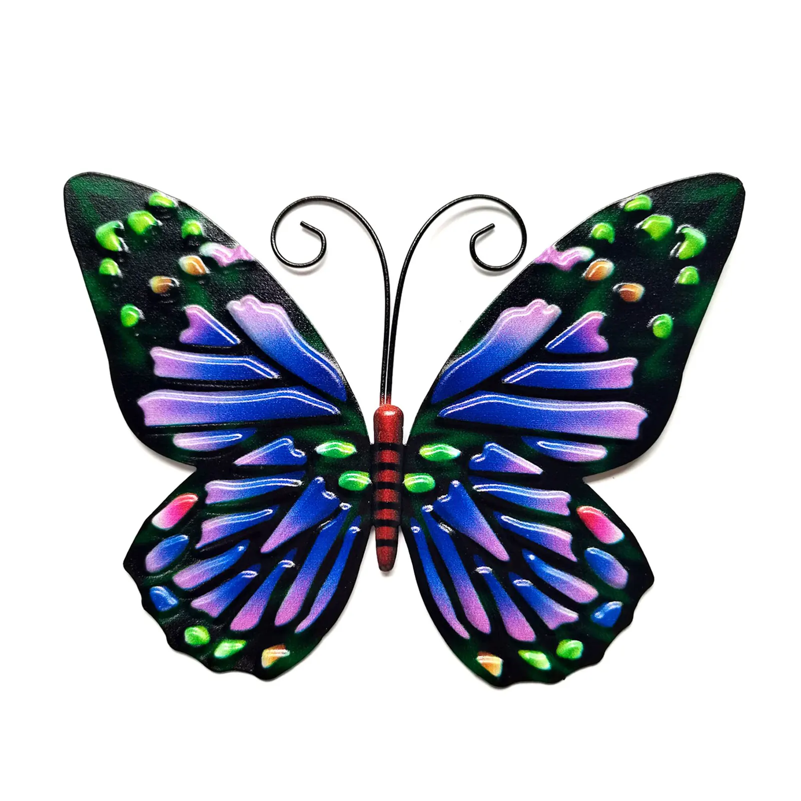 

Metal Craft Butterfly Wall Decoration Wrought Iron Wall Hanging Jardineria Iron Art Butterfly Pendant Delicate Wrought Iron
