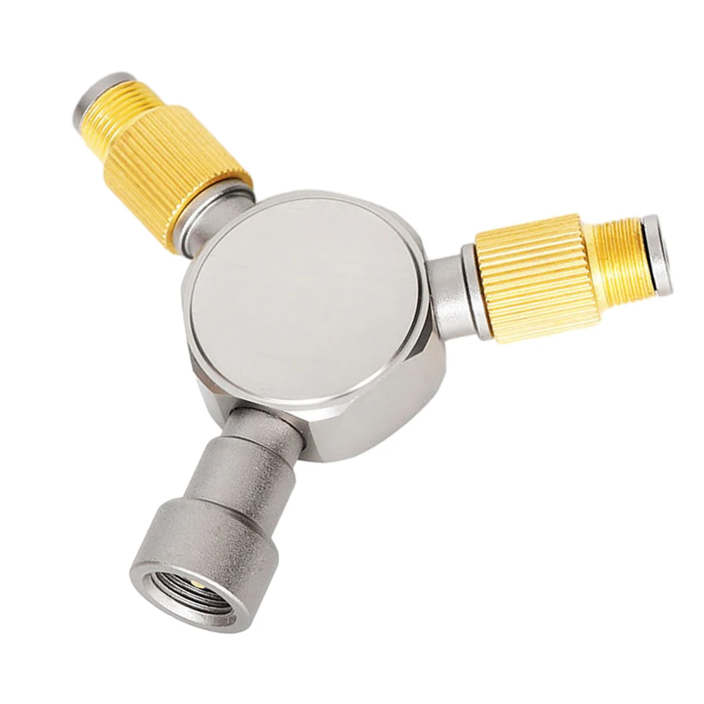 

Gas Tank Distributor for Camping Stove Converts 1 Tank to 2 Interfaces Perfect for Outdoor Cooking and Lighting