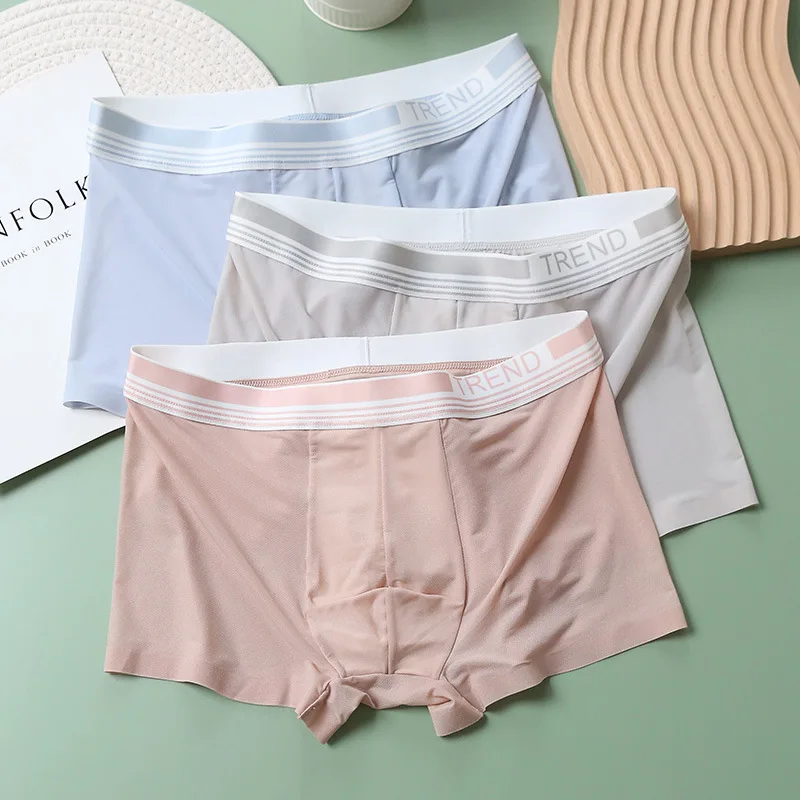 

Underwear For Men Breathable Boxer Shorts Summer Thin Panties
