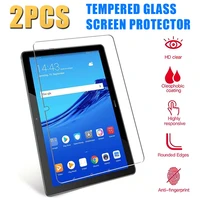 2pcs tempered glass for huawei mediapad t5 10 ags2 w09l09l03w19 tablet screen protector cover 9h full coverage screen