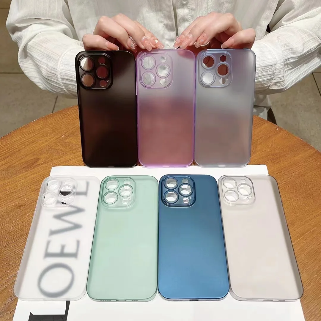 Супертонкий полипропиленовый чехол для телефона iPhone 11 12 13 14 15 Pro max mini Xs Max X Xr iphone SE