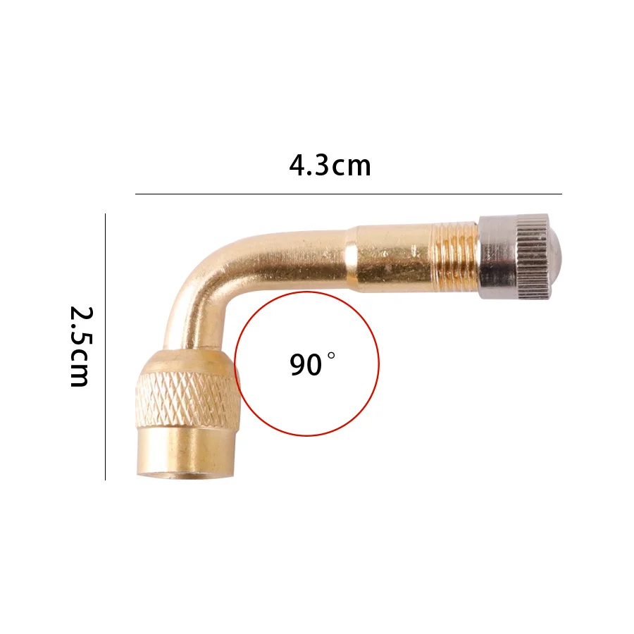 Электрический скейтборд, продление воздушного клапана для Xiaomi M365/1S/Pro/Pro2 Max G30, надувное сопло переднего колеса двигателя, золото.