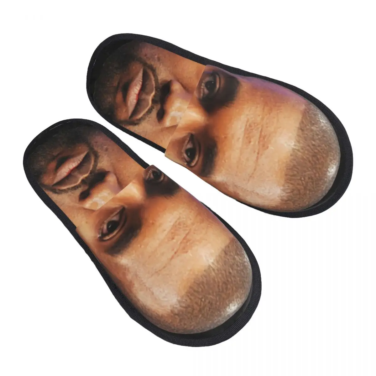 Забавные мягкие домашние тапочки Kanye West с эффектом памяти женские удобные теплые