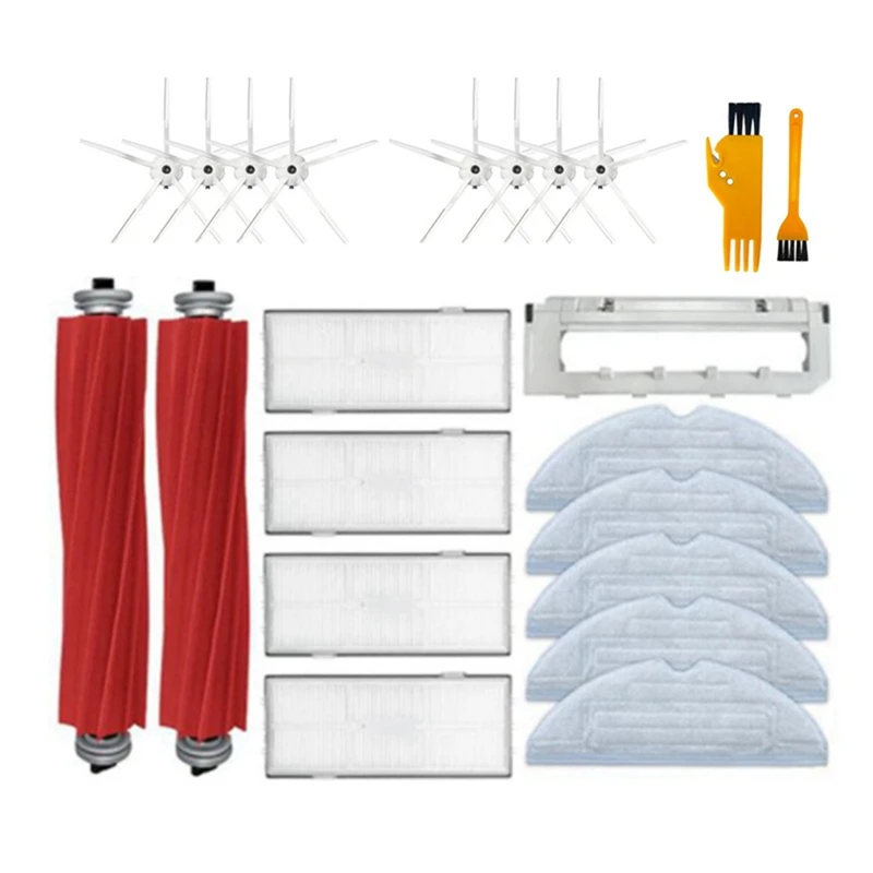 

Replacement For Xiaomi Roborock S7 T7S T7PLUS Robot Vacuum Cleaner Spare Parts Main Brush Side Brush Rag Hepa Filter