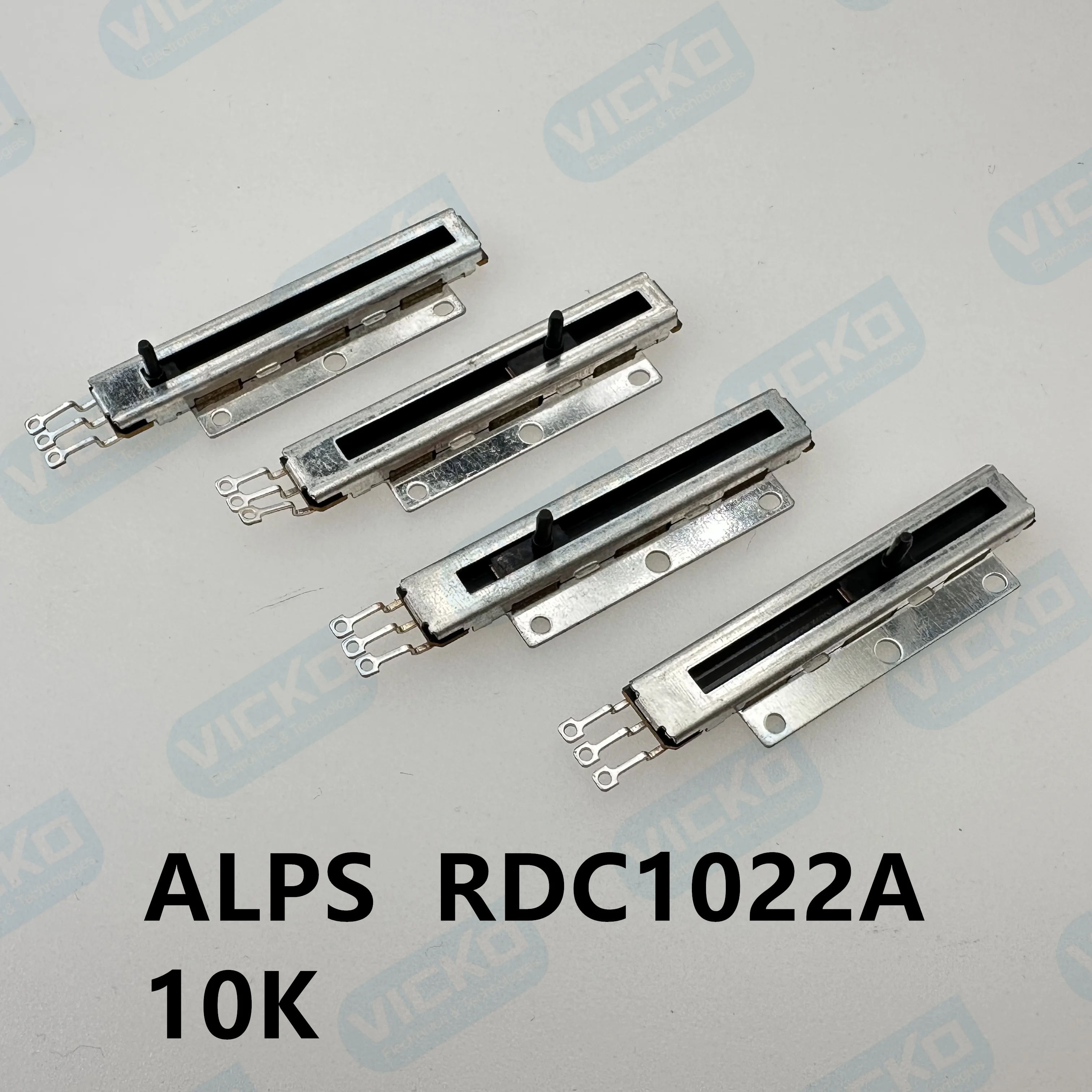 

[VK] Япония ALPS RDC1022A линейный датчик 32 мм одиночный раздвижной потенциометр 10K ручка 4 мм Переключатель