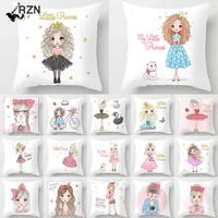 cute girl pillowcases for pillows red bow tie princess pillows case for girls room gift for girl women living room 45x45 40x40