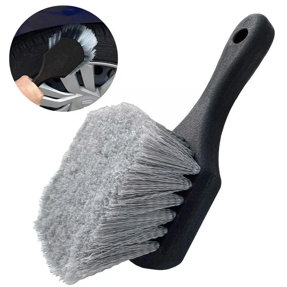 

Car Wheel Cleaning Brush Tire Cleaner Washing Tools Brush Washing Tire Brush Vehicles Tools Detail Accessories Rim Cleaning S8B0