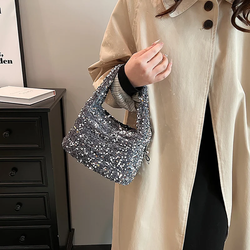 Корейская мода роскошная Блестящая Сумочка блестящий дизайн Высококачественная