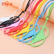 Universal Silicone Cell Phone Lanyard Holder Case Cover Phone Neck Strap Necklace Sling For Smart Mobile phone lanyard