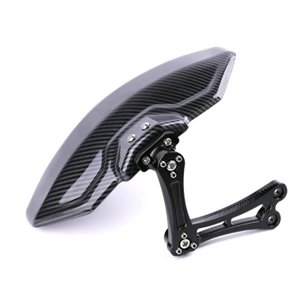 

Motorcycle Rear Wheel Mudguard Mud Flap Carbon Fiber Splash Guard Cover for Tires 14 inch , MF061-B