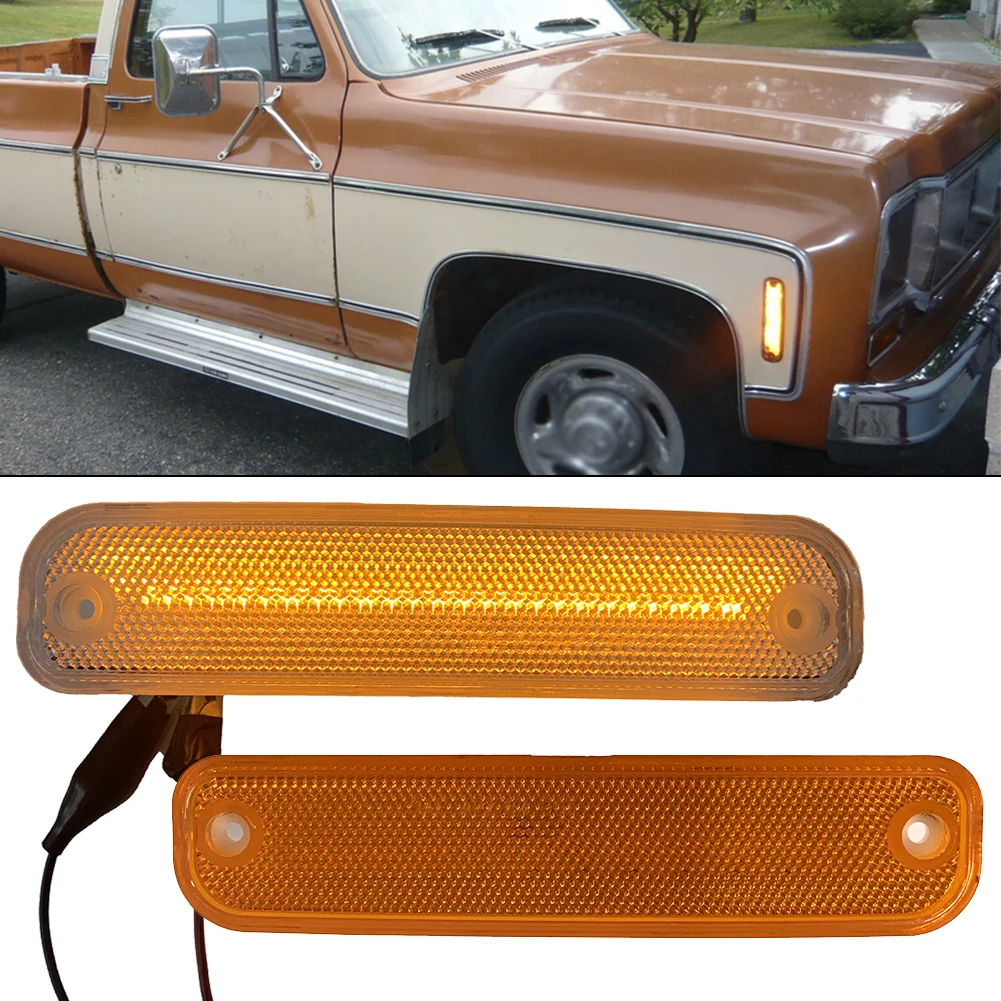 

Габаритный фонарь с указателем поворота, для Chevrolet GMC, 1973-1980, 2 шт.
