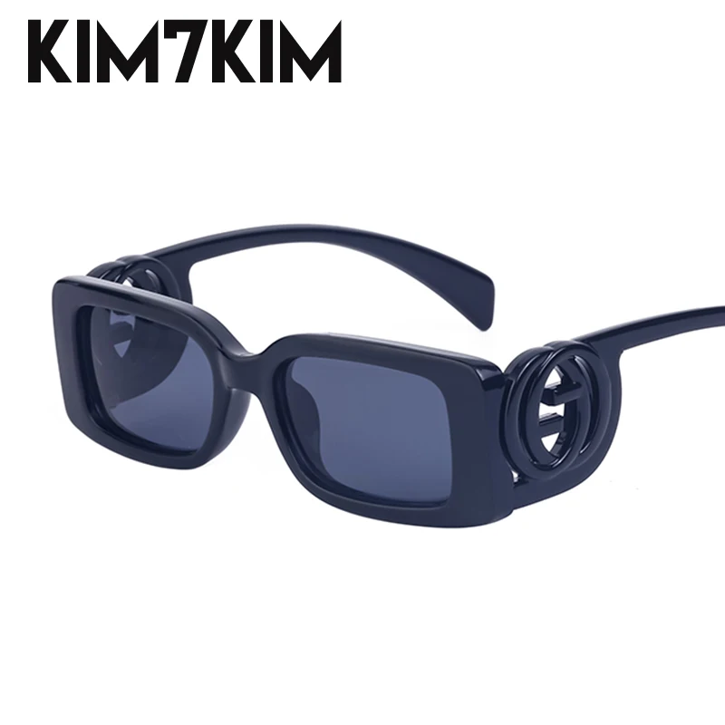 

Fashion Rectangular Sunglasses Women 2023 Luxury Brand Retro Small Rectangle Sun Glasses Men Trends Punk Square Sunglass Shades