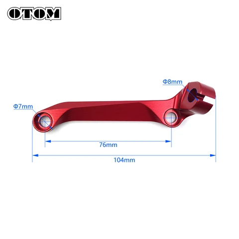 OTOM ZS194MQ двигатель мотоцикла, кабель сцепления, поддержка PUSH ROD в сборе, кронштейн для ZONGSHEN NC450 BSE KAYO AVANTIS MOTOLAND ENDURO