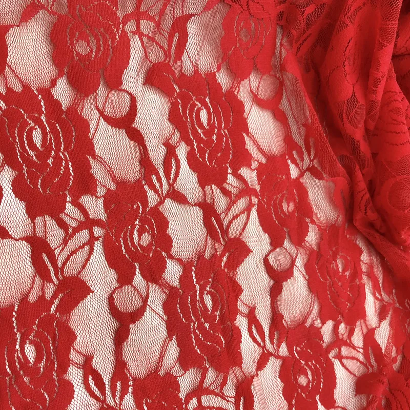 Эластичная Цветочная кружевная ткань для детского платья материал свадебной