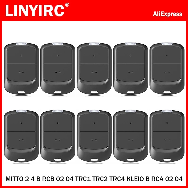 Фото MITTO2 MITTO4 MITTO 2 4 B RCB 02 04 RCB02 RCB04 KLEIO B RCA TRC1 TRC2 TRC4 Пульт дистанционного управления для гаражных ворот 433.92МГц, с плавающим кодом №1
