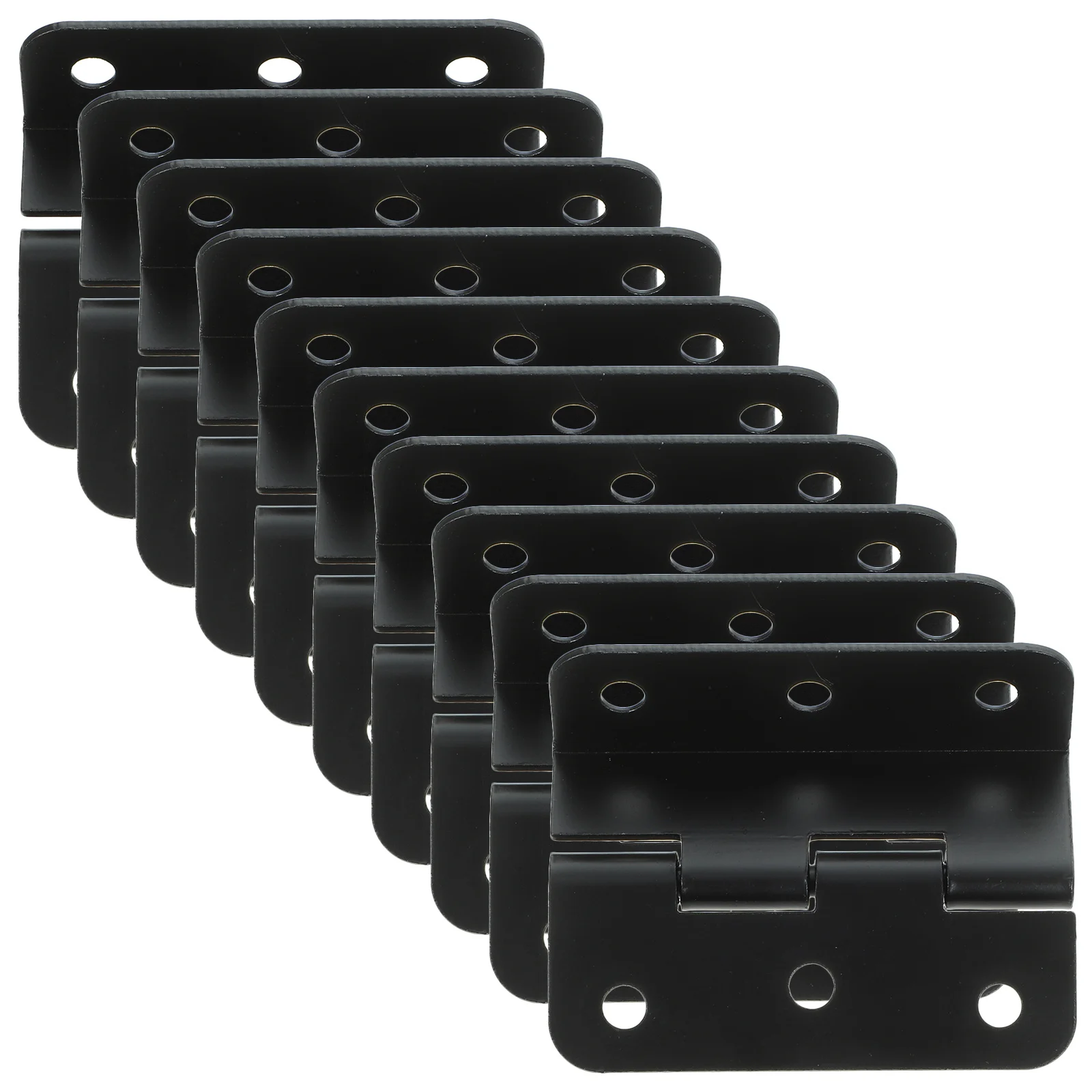 

10 Pcs Hinge Piece Durable Hinges Replacements Heavy Duty Iron Cabinet Furniture Door Window Piano