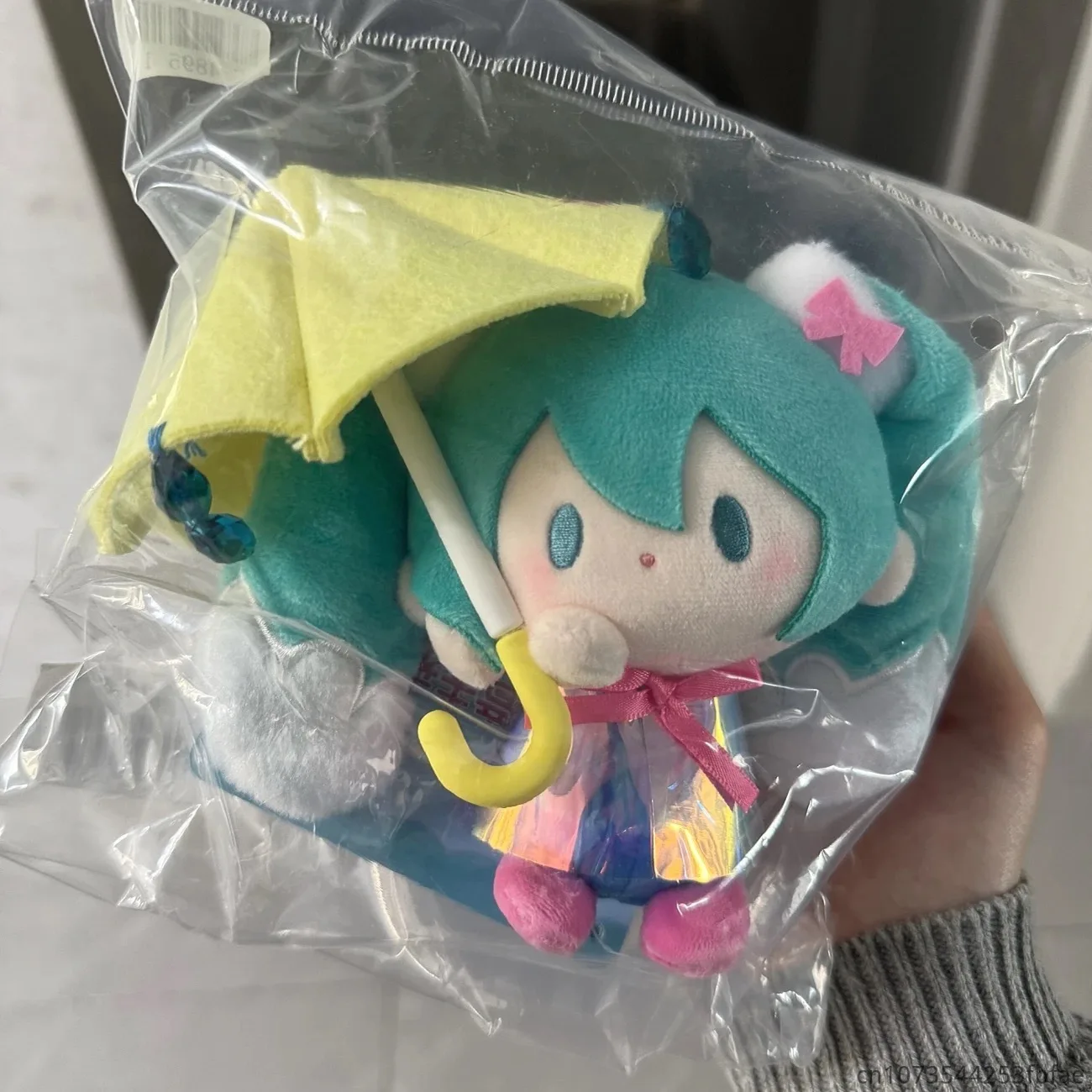 Фото Мягкая плюшевая подвеска Bilibili Hatsune Miku Teru Teru Bozu, серия Chuqing Yuyin, украшение для сумки, коллекционные аниме-игрушки №3