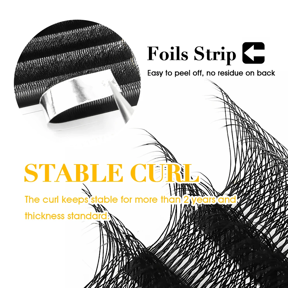 Оптовая продажа MASSCAKU толщиной 0 07 мм 3D 4D 5D 6D W-образные ресницы W Дизайн Наращивание