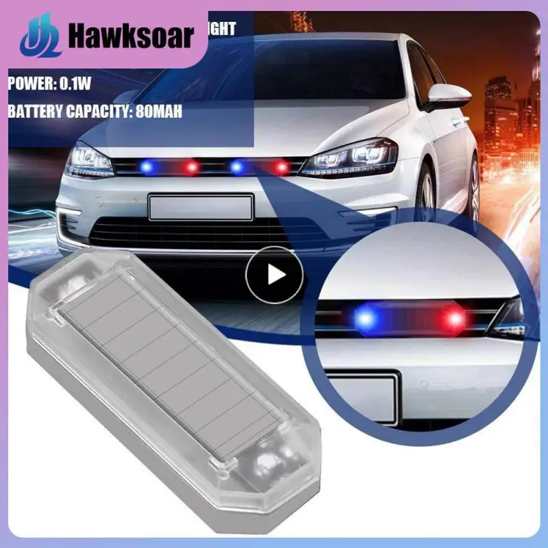 

Led Eye-catching Night Nocturnal Solar Energy Wiring-free Onboard Waterproof Highlight Prompt Car Rear-end Collision Prevention