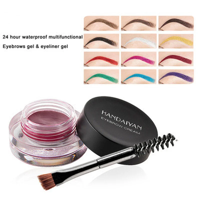 

Super Waterproof Eyebrow Cream Gel Professional No Fading Eyebrow Gel Brow Tint Makeup Tools For Eyebrow Styling Lift 4 Colors