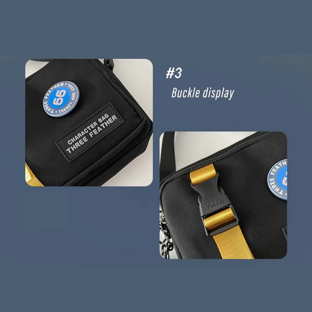 Zippered Cross-body Bag Mini Diagonal Multi-function Mobile Phone Bag Outdoor For Girl Daily Essential