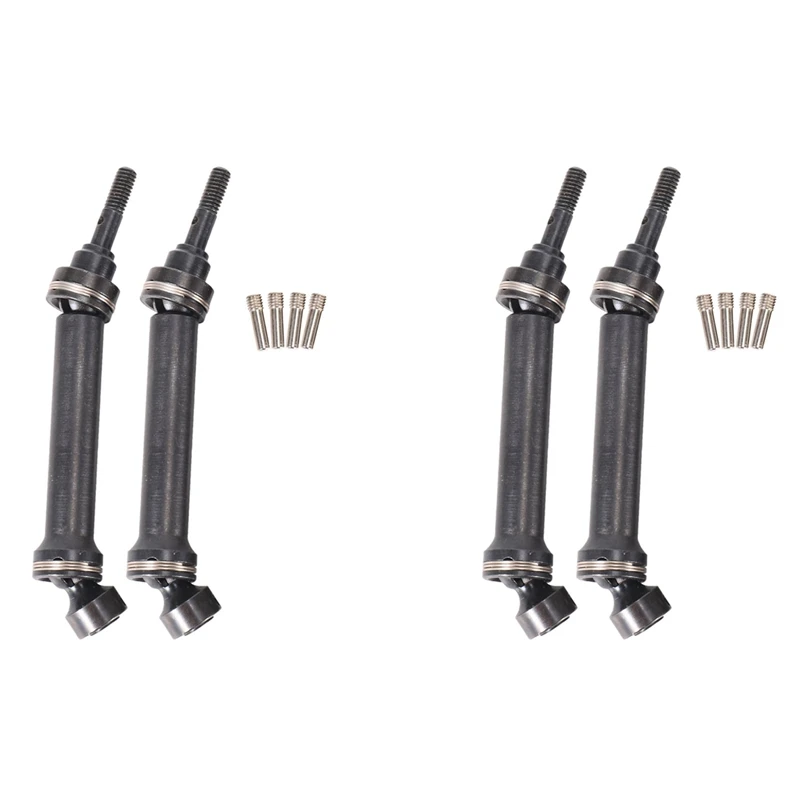 

8Pcs Hard Steel Front Rear Drive Shaft 7151 For Traxxas 1/16 Mini E-Revo EREVO SUMMIT SLASH 4WD RC Car