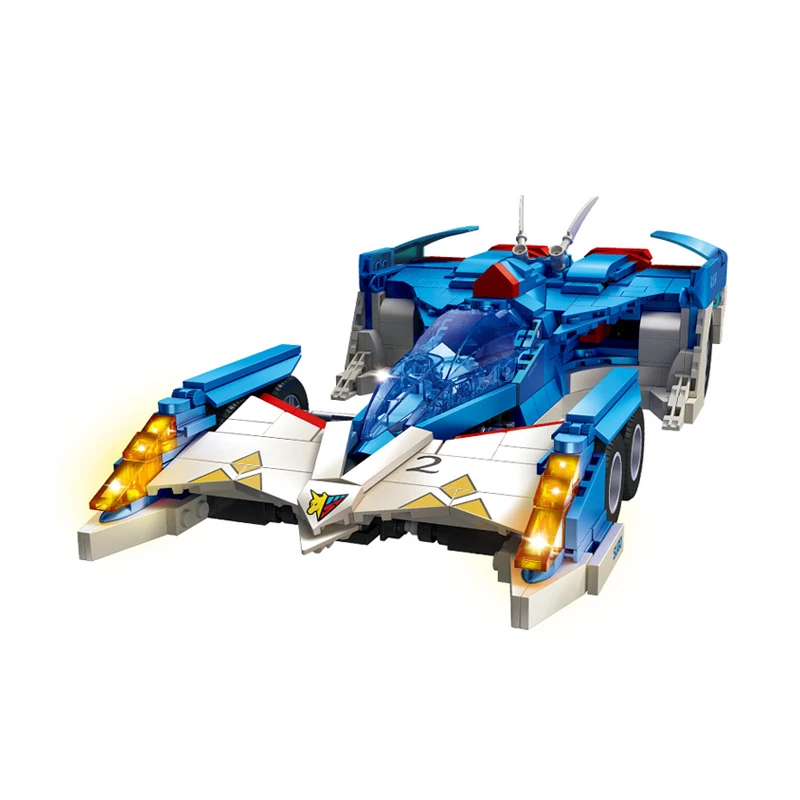 Технический конструктор гирлянда SF-03 GPX кибер-гоночный автомобиль Future F1 Hypercar