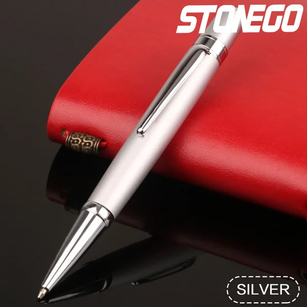 

STONEGO мини-шариковая ручка черная металлическая