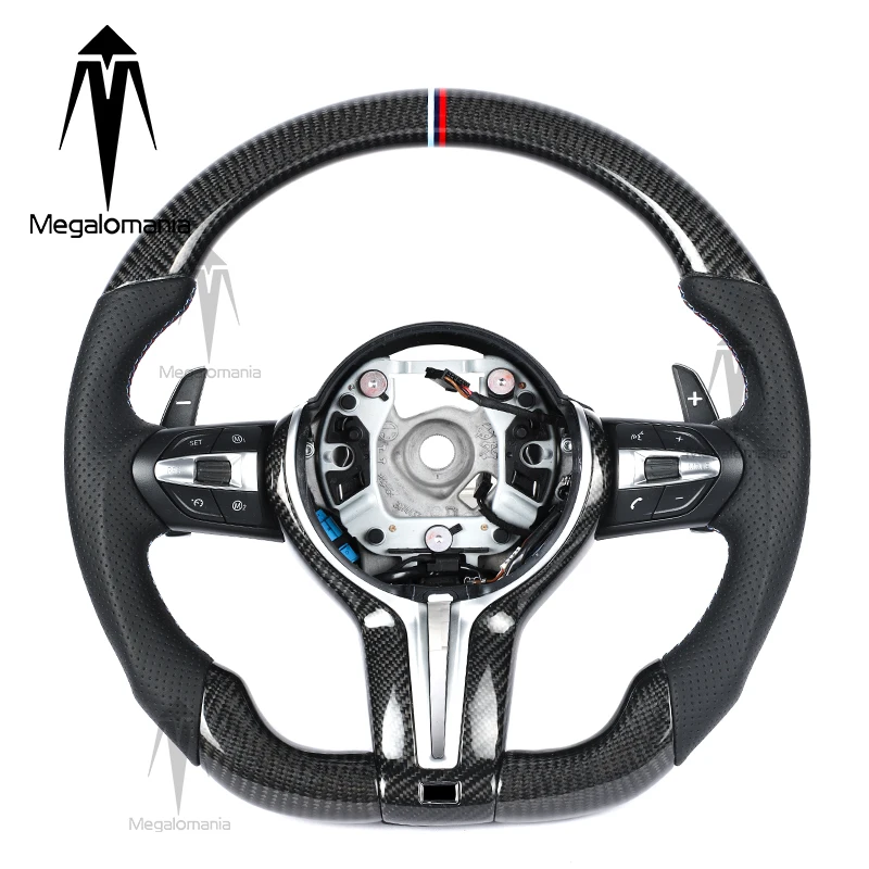 Руль из углеродного волокна со светодиодной подсветкой для BMW F32 F16 F15 F26 F25 F34 F30 F22 F44 F86 F85 M2 M3 M4 M5 M6 M8 X3M X4M X5M X6M X7M X5 X3 (art.: 3920dc04d36e2) - 3920dc04d36e2