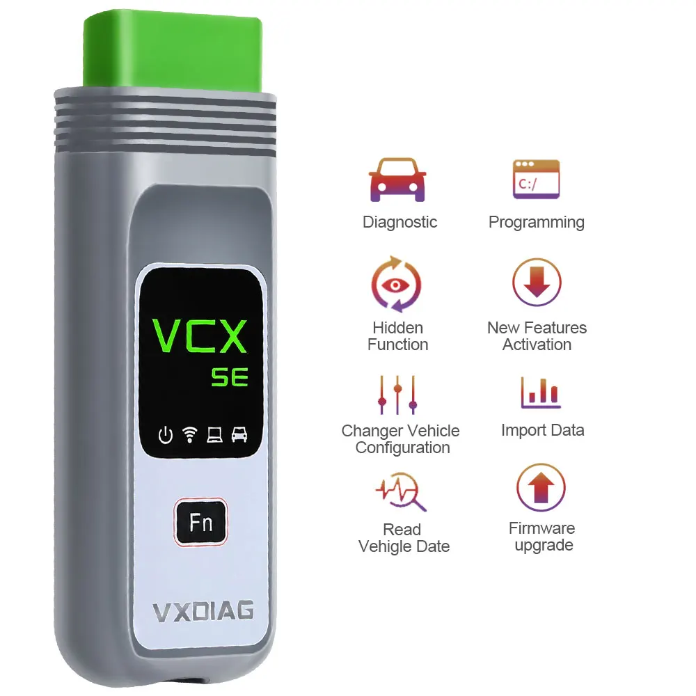 

Диагностический инструмент VXDIAG VCX SE Pro с бесплатным программным обеспечением 3 в 1 для автомобилей GM / Ford /Mazda / VW /Audi / Honda /Volvo/Toyota/JLR/Subaru