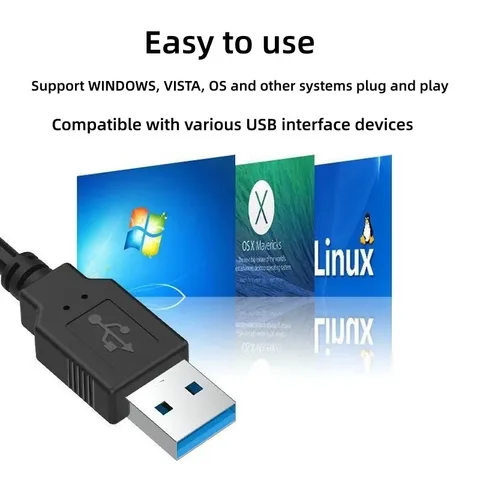 Портативный 4-портовый концентратор USB 3.0, высокоскоростной разделитель USB-кабеля, удлинительные кабели для зарядного устройства, USB-разветвитель, адаптер OTG для телефона, ПК 30/120 см