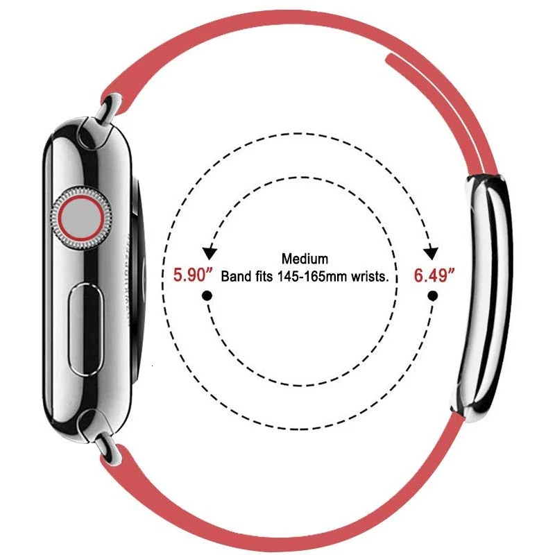 Кожаный ремешок в современном стиле для Apple Watch Series 7 6 5 4 3 2 браслет IWatch 38/40/42/44 мм