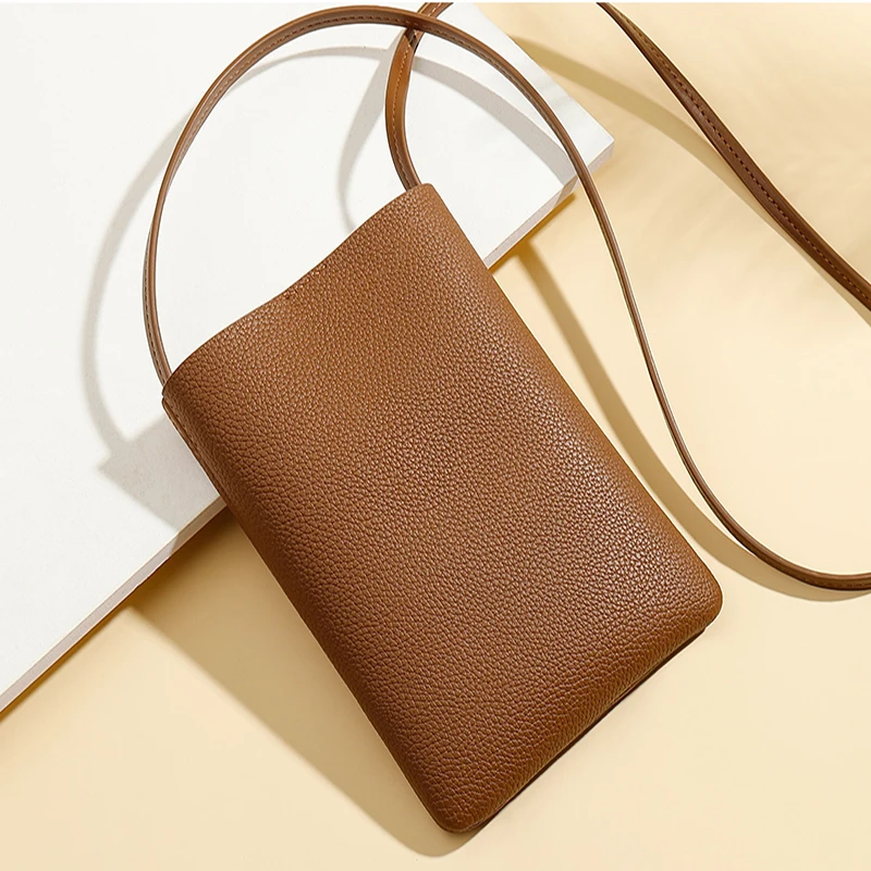

Ladies Messenger Bag New Fashion Simple Vertical Ladies Mobile Phone Bag Personality Trend Mini Casual One-Shoulder Messenger