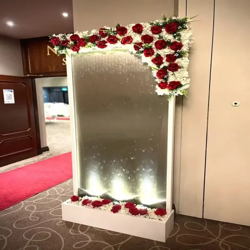 Изготовленное на заказ светодиодное освещение водяная занавеска акриловая