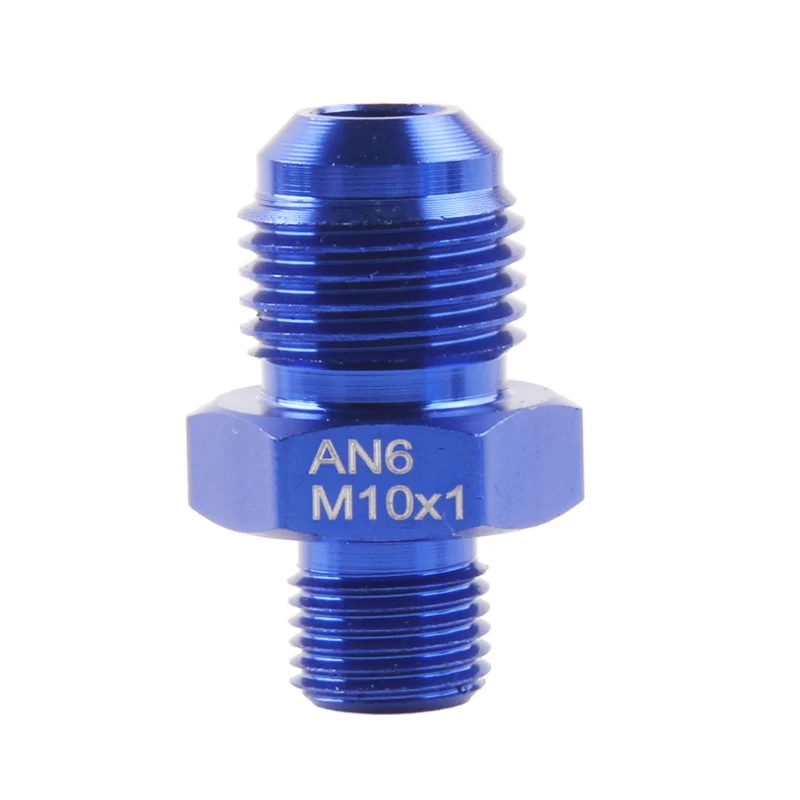 

AN6 AN8 AN10 до M10*1,0 M10*1,5 M12/M14/M16/M18*1,5 Резьба Прямой фитинг для топливного мазутного воздушного шланга Мужской адаптер Автомобильные аксессуары