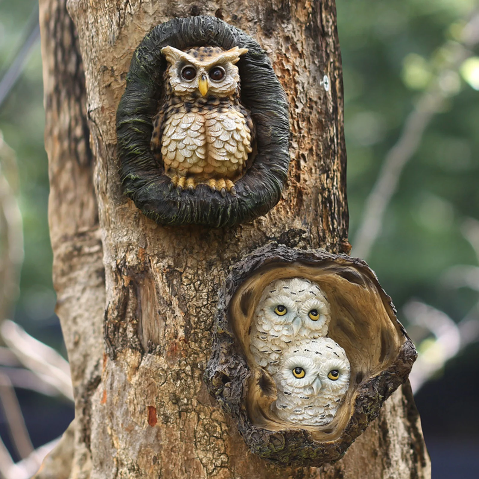 

Декоративная Сова для сада и дерева, статуэтка совы из смолы для украшения двора | Садовая статуэтка совы для внутреннего двора, художествен...