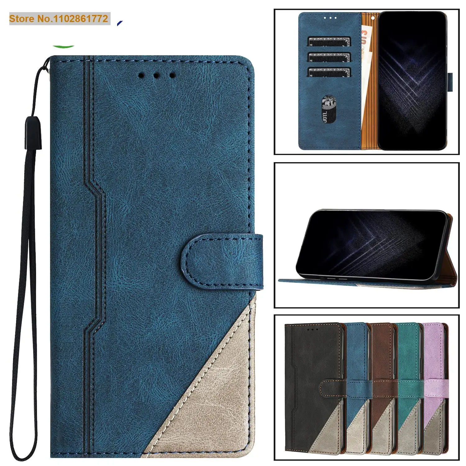 

Leather Case For Huawei P50 P30 P20 P40 Lite E Mate 20 10 Pro P Smart Z 2021 Y7 Y6 Y5 Y7P 2019 2018 Flip Card Slots Phone Cover