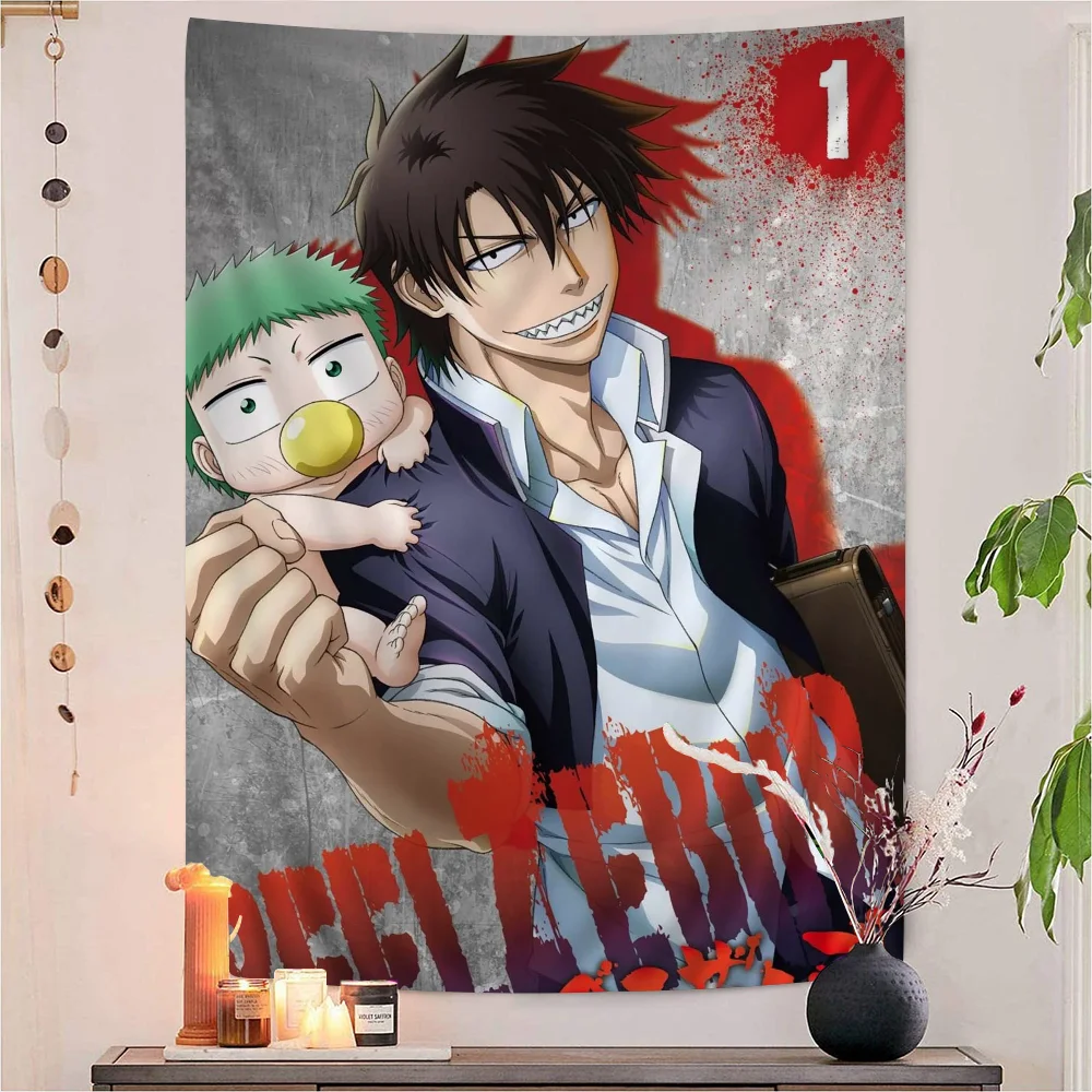 Beelzebub Висит Богемный Гобелен Богемные Настенные Гобелены Мандала Дешевые Хиппи