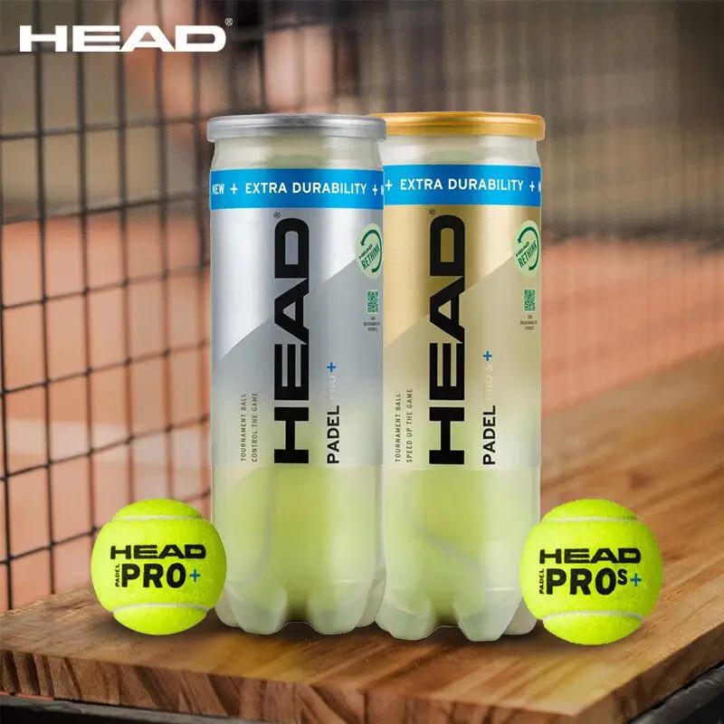 Фото Теннисные мячи HEAD Paddle 3B HEAD PADEL Тренировочный мяч для соревнований 1 банка = 3 мяча Тип управления скоростью Специально для падельного тенниса №1