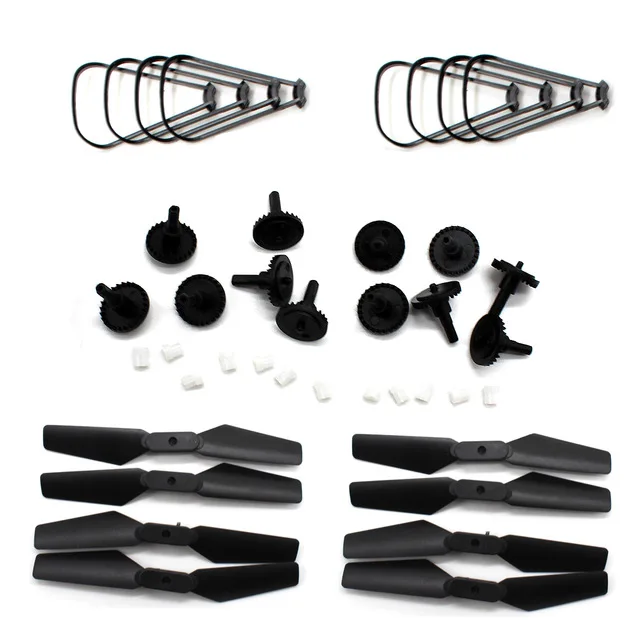 Пропеллеры для радиоуправляемого дрона, комплект шестеренок, протектор лезвия двигателя, зарядный кабель USB, запасные части для мини-дрона S171 XT6 LS-квадрокоптера