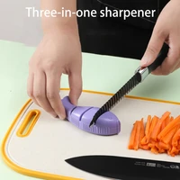 the new three in one quick sharpener creative small fish tungsten steel knife sharpener