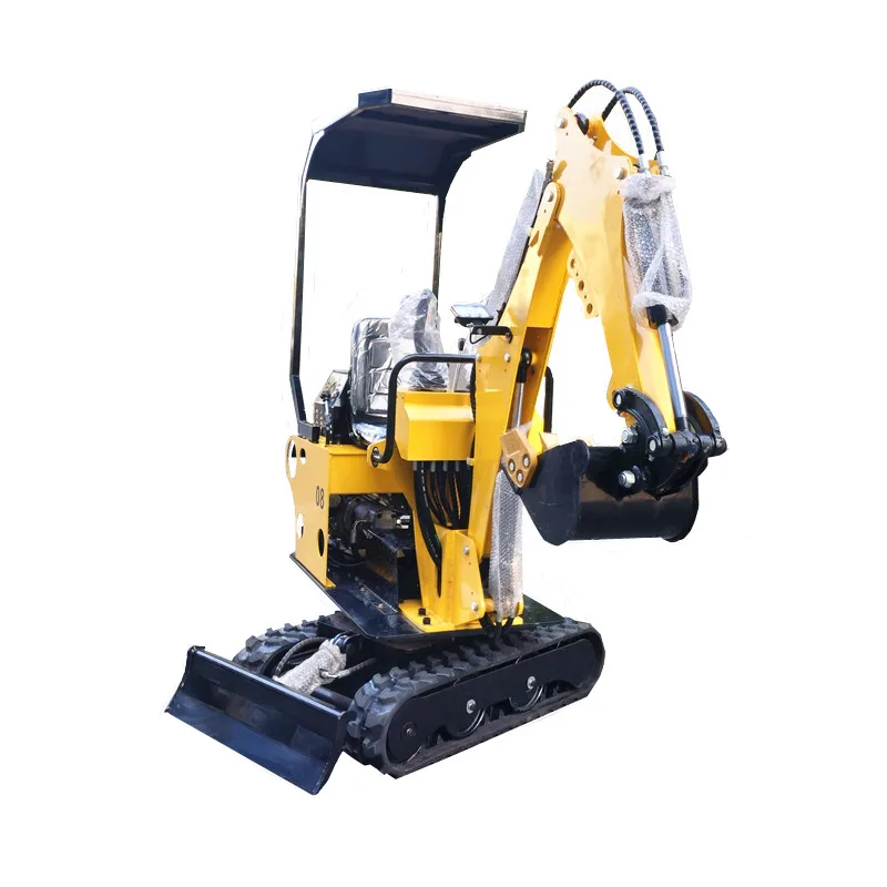 Гусеничный мини-экскаватор с навесом/0 8 т/1 2 т
