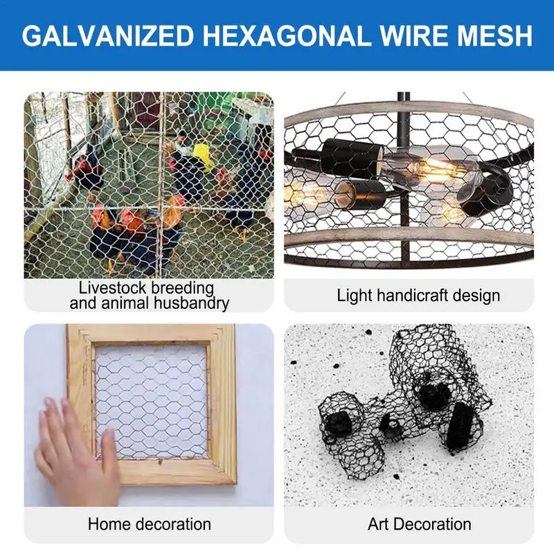 Сетка из проволоки для курицы оцинкованная металлическая сетка с шестигранным